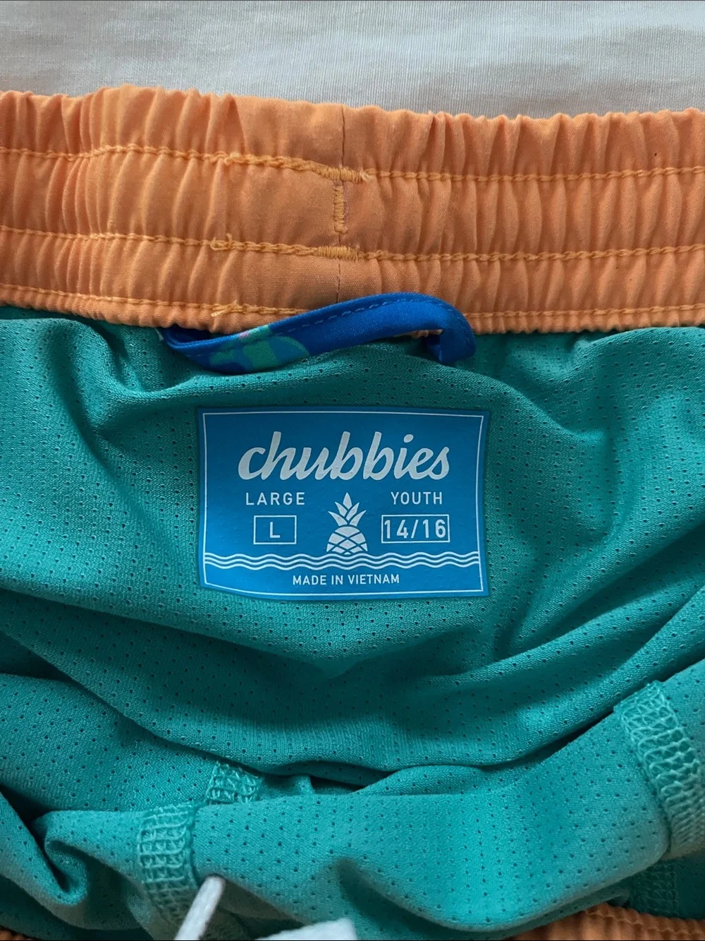 chubbies bright blue